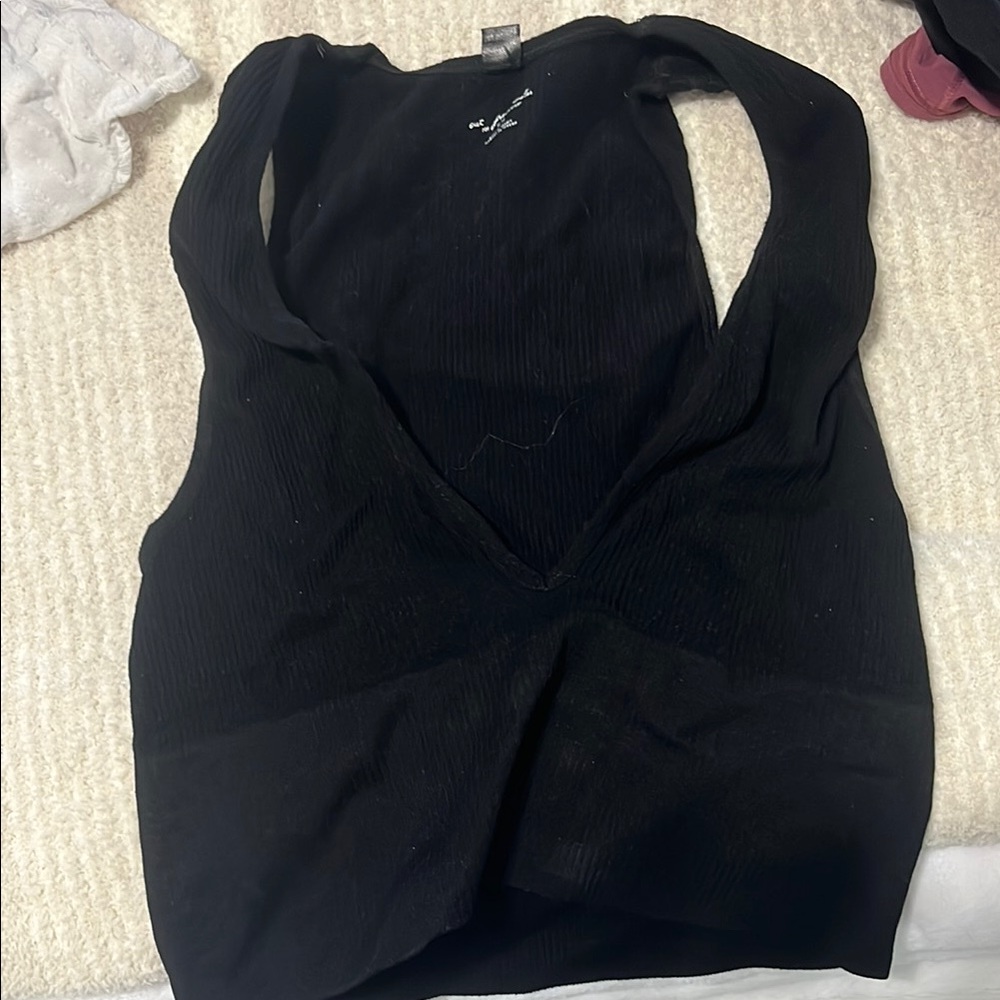 Urban outfitters Black V tank top